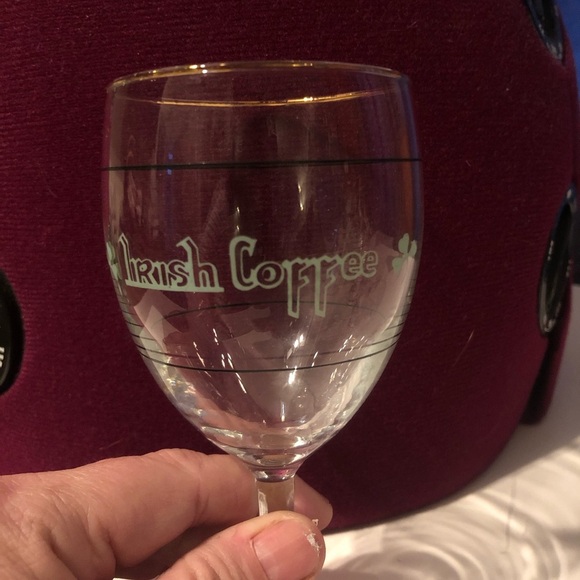 Elegant Gold and green St Patrick’s Irish coffee glasses be a leprechaun - Picture 2 of 7